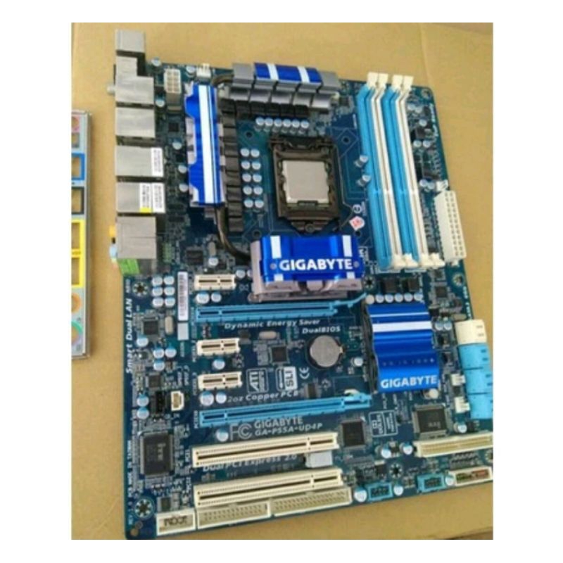 MOTHERBOARD MOBO MAINBOARD PC GAMING MERK Gigabyte GA P55 UDAP+processor I5
