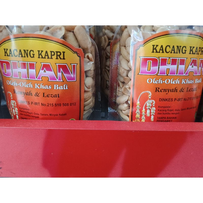 

KACANG KAPRI BALI "DHIAN" ANEKA RASA 500GR OLEH OLEH ASLI KHAS BALI