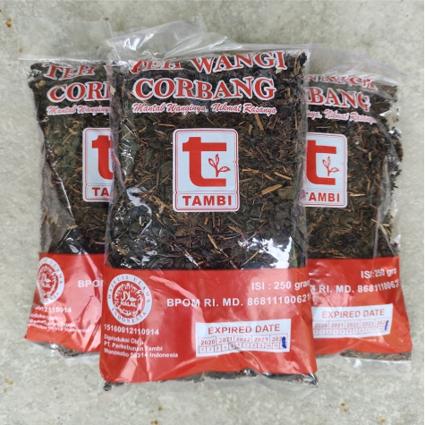 

Teh Corbang Tambi Wonosobo Asli 250g Wangi Melati