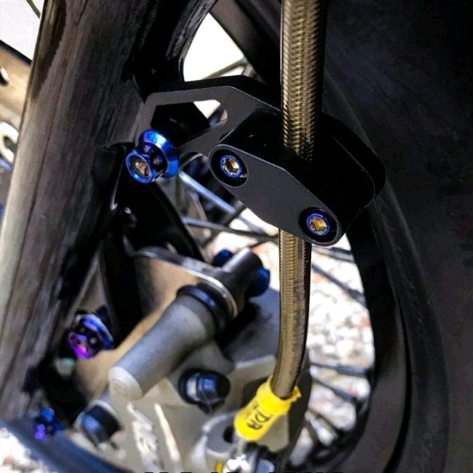 Breket Selang Rem  Universal Motor  MX Satria Fu Jupiter Aerox Beat Vario