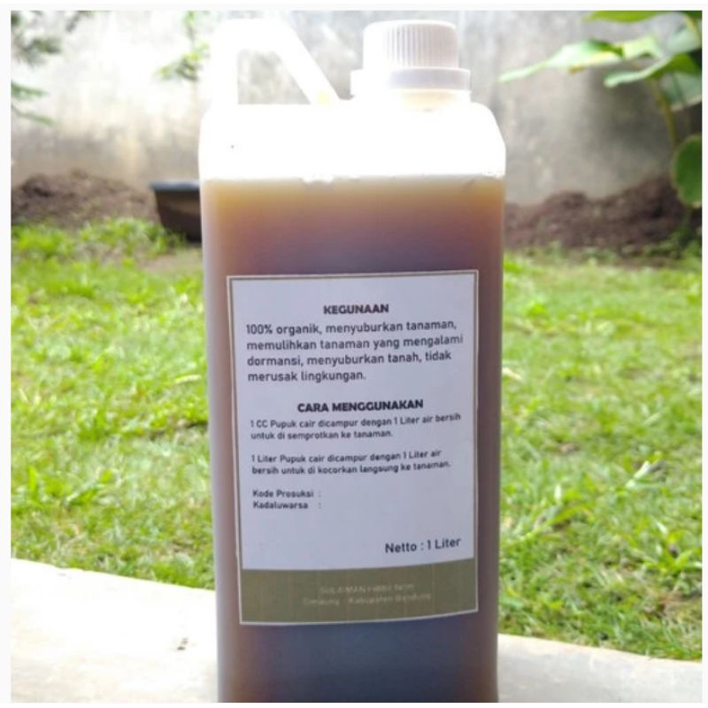 LOH JINAWI URINE / URIN KAMBING FERMENTASI 1L - PUPUK ORGANIK CAIR