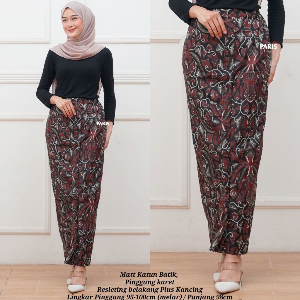 ROK BATIK WIRU ROK SPAN LIPIT ROK BAWAHAN KEBAYA MOTIF ELEGAN