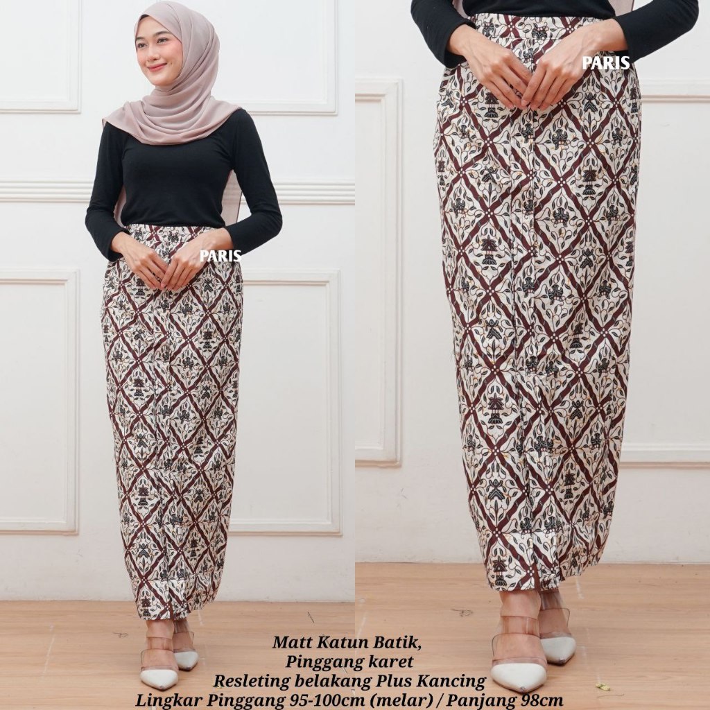 ROK BATIK WIRU ROK SPAN LIPIT ROK BAWAHAN KEBAYA MOTIF ELEGAN