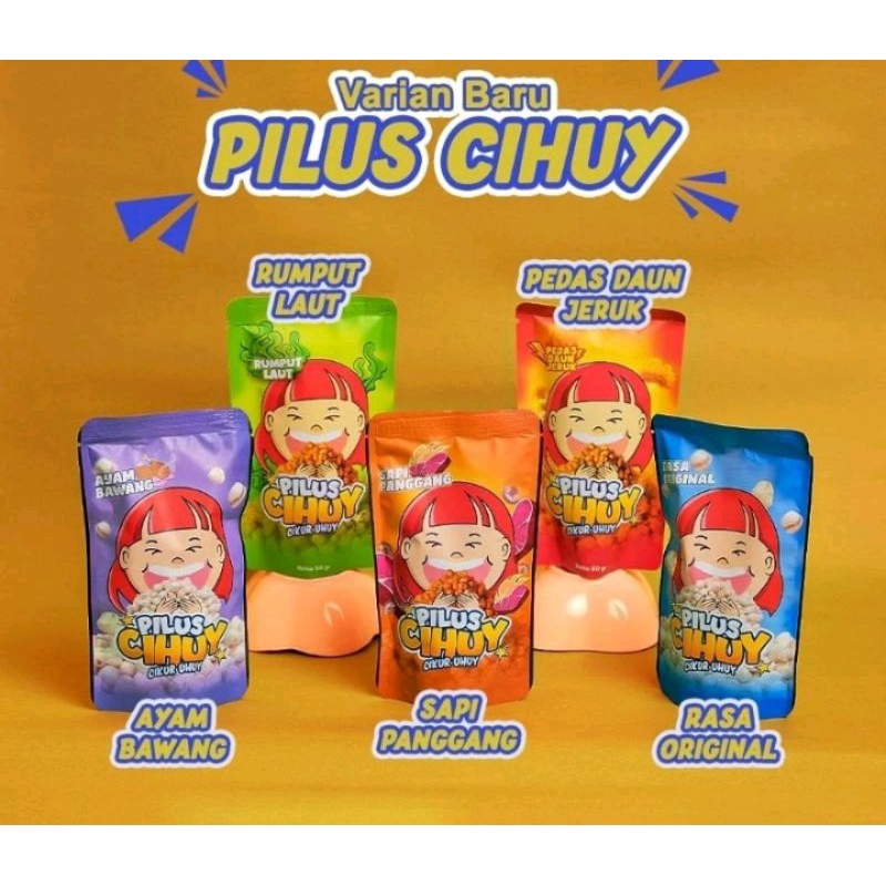 

CIHUY_Pilus Cikur Uhuy_Cemilan Enak Pedas_Snack Murah