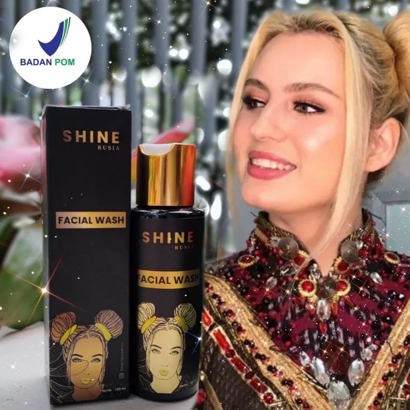 Facial Wash BPOM Shine Rusia