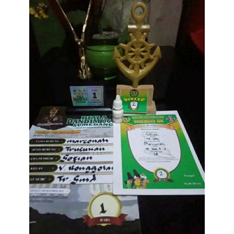 doping lomba burung trucuk