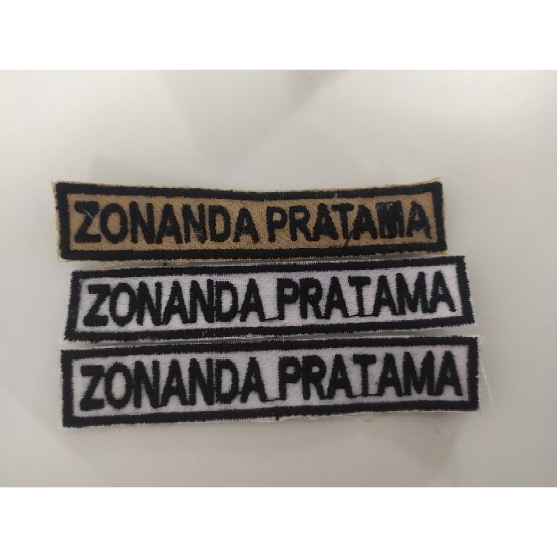 

Nama baju Bordir nama baju sekolah patch lokasi lokasi sekolah logo emblem nomor gudep