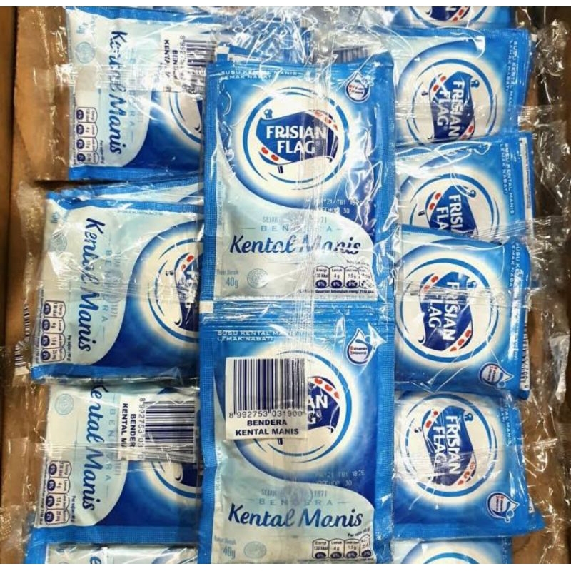 

frisian flag susu kental manis saset 1 renceng 6pcs