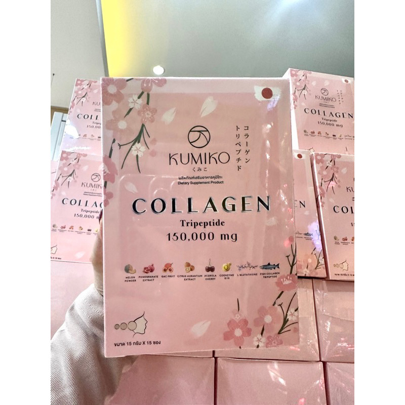 Kumiko Collagen asli thailand Tripeptide 150.000mg/Minuman collagen/Collagen pemutih kulit/pemutih w