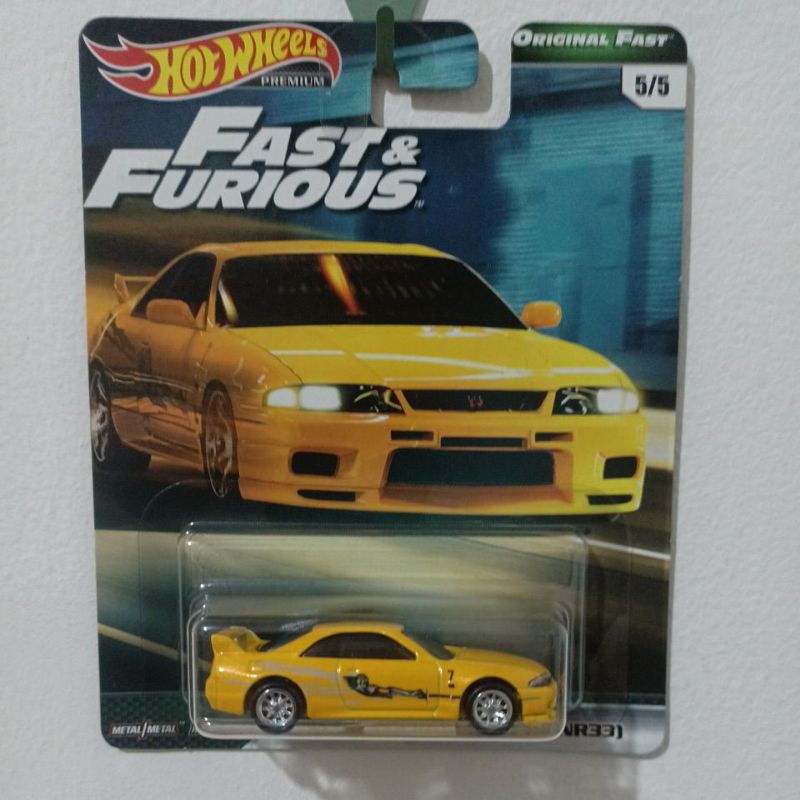 hotwheels Nissan Skyline GT-R (BCNR33) original fast