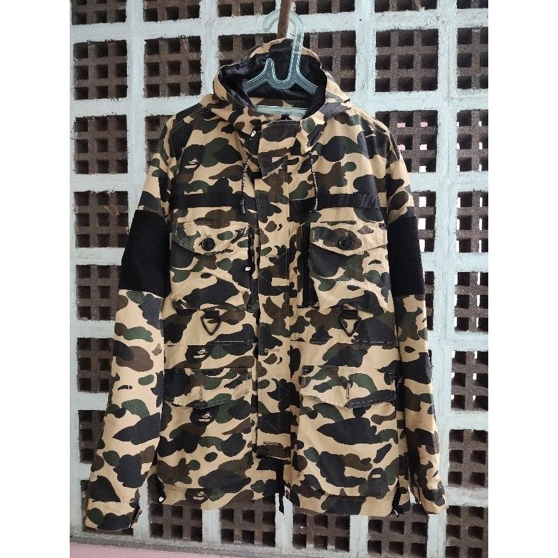 JAKET PARKA APE JAKET TAD TATICAL CAMO JAKET BERBURU JAKET PRIA SECOND