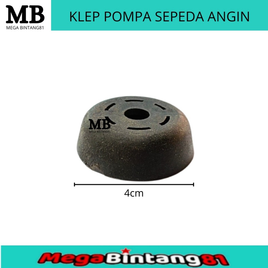 klep karet pompa sepeda besar