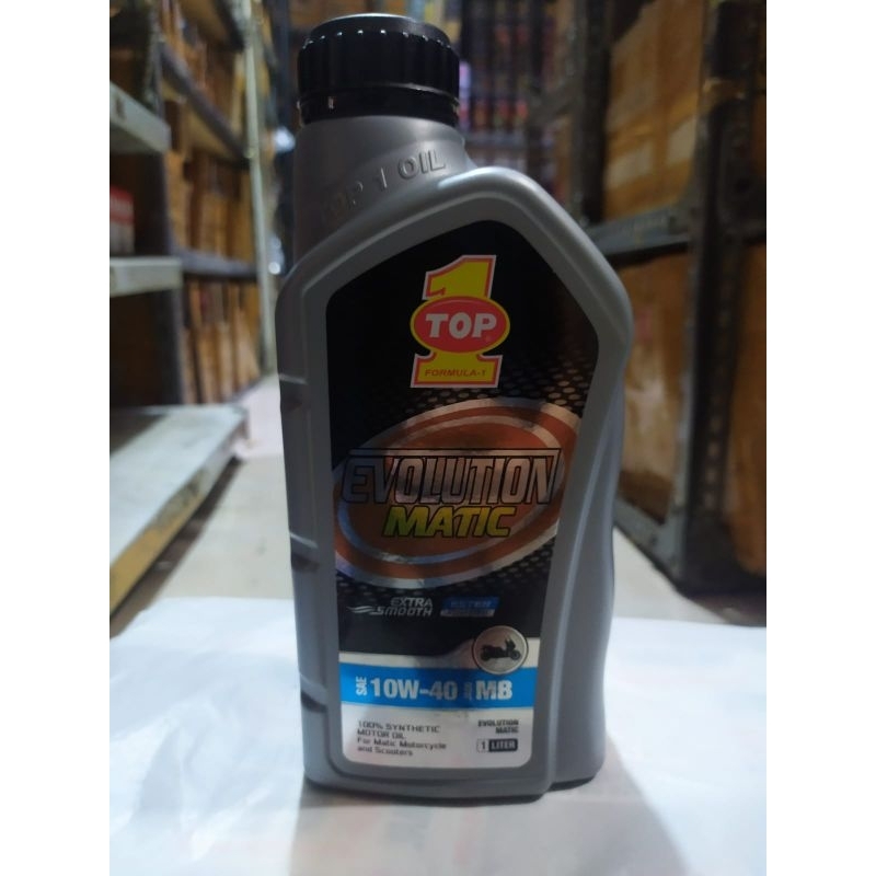 Oli mesin TOP 1 EVOLUTION MATIC 1LITER 100%SYNTHETIC ESTER 100%ORIGINAL ASLI