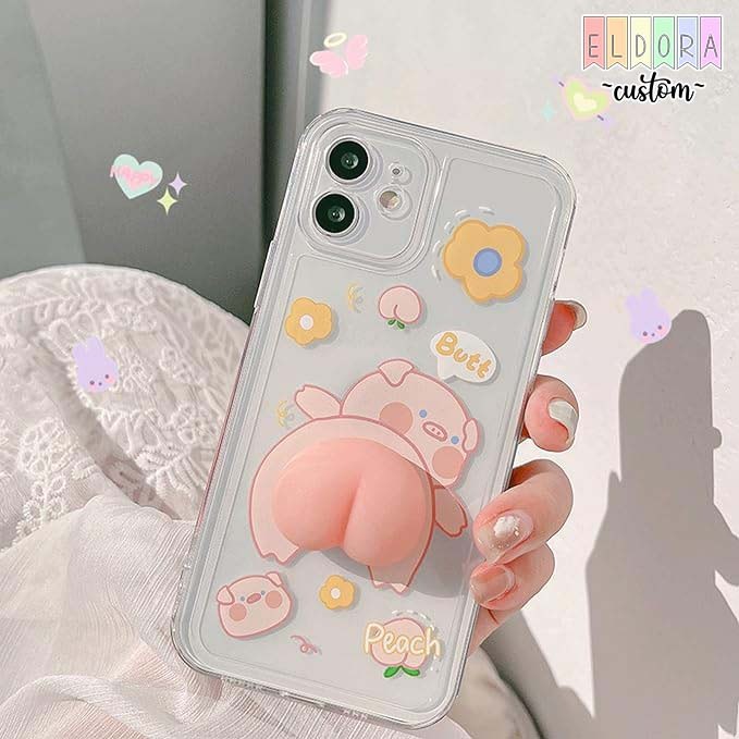 [SOFTCASE] Pig Squishy Case Transparan Vivo Y100 Y01 Y02 Y03 Y12 Y15 Y15S Y16 Y17 Y17S Y20 Y22 Y27 Y