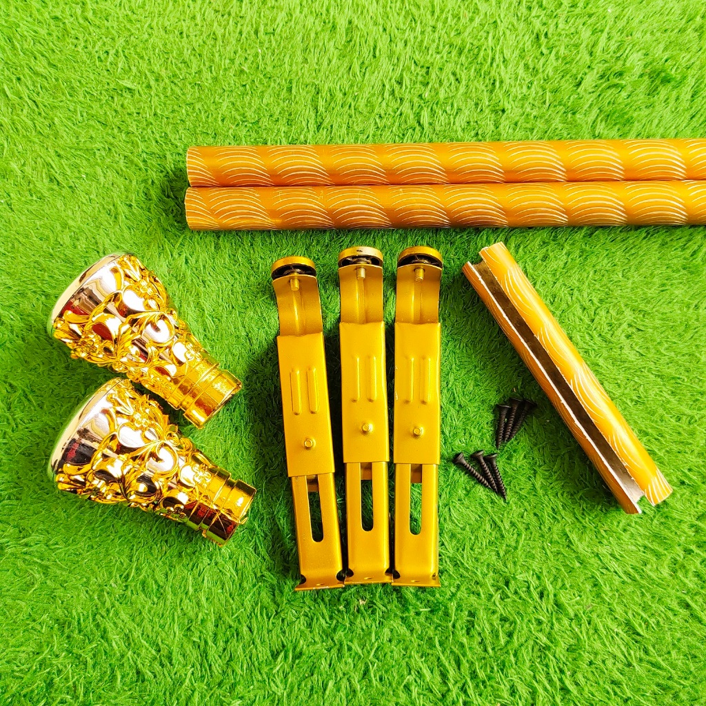 Batang Gorden 2 Meter - 3 Meter Fullset Besi Murah Tutup Queen