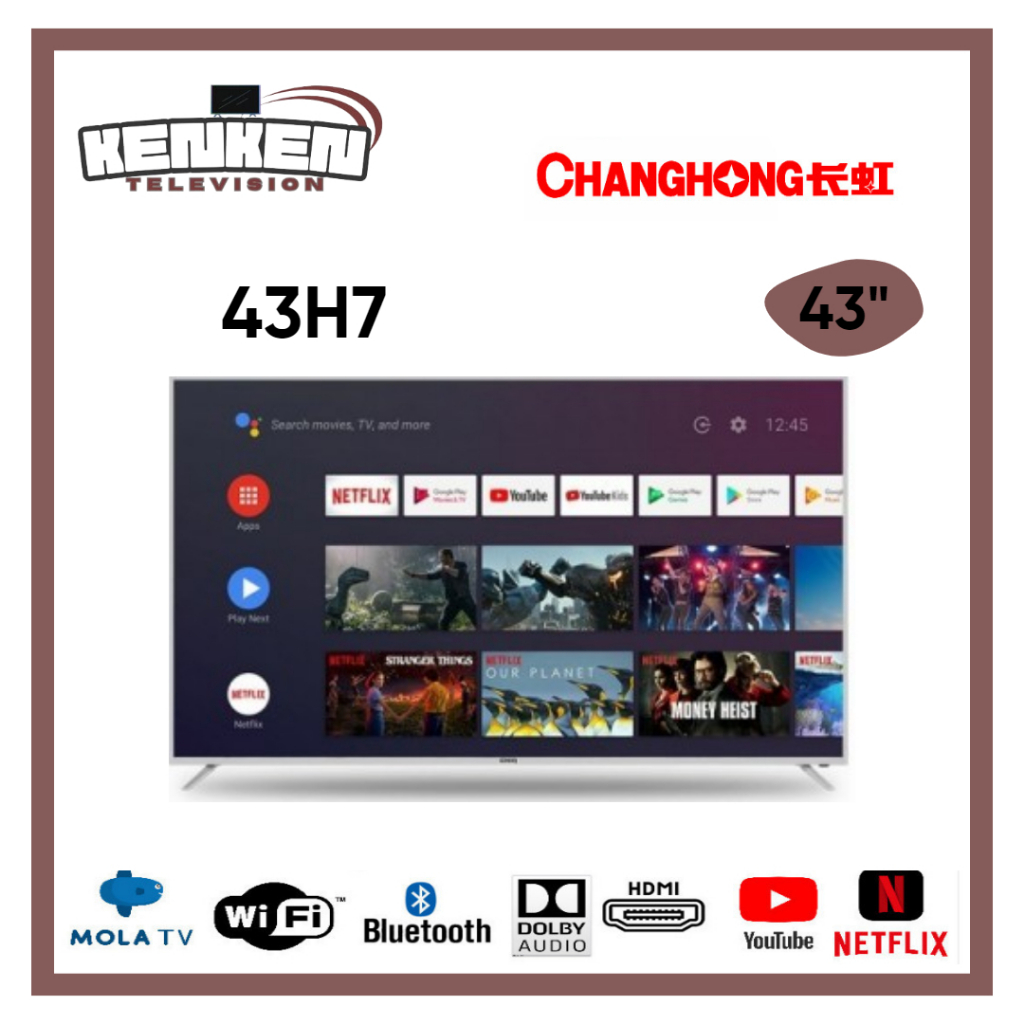 TV LED Changhong 43H7 LED Changhong 43 Inch Android TV