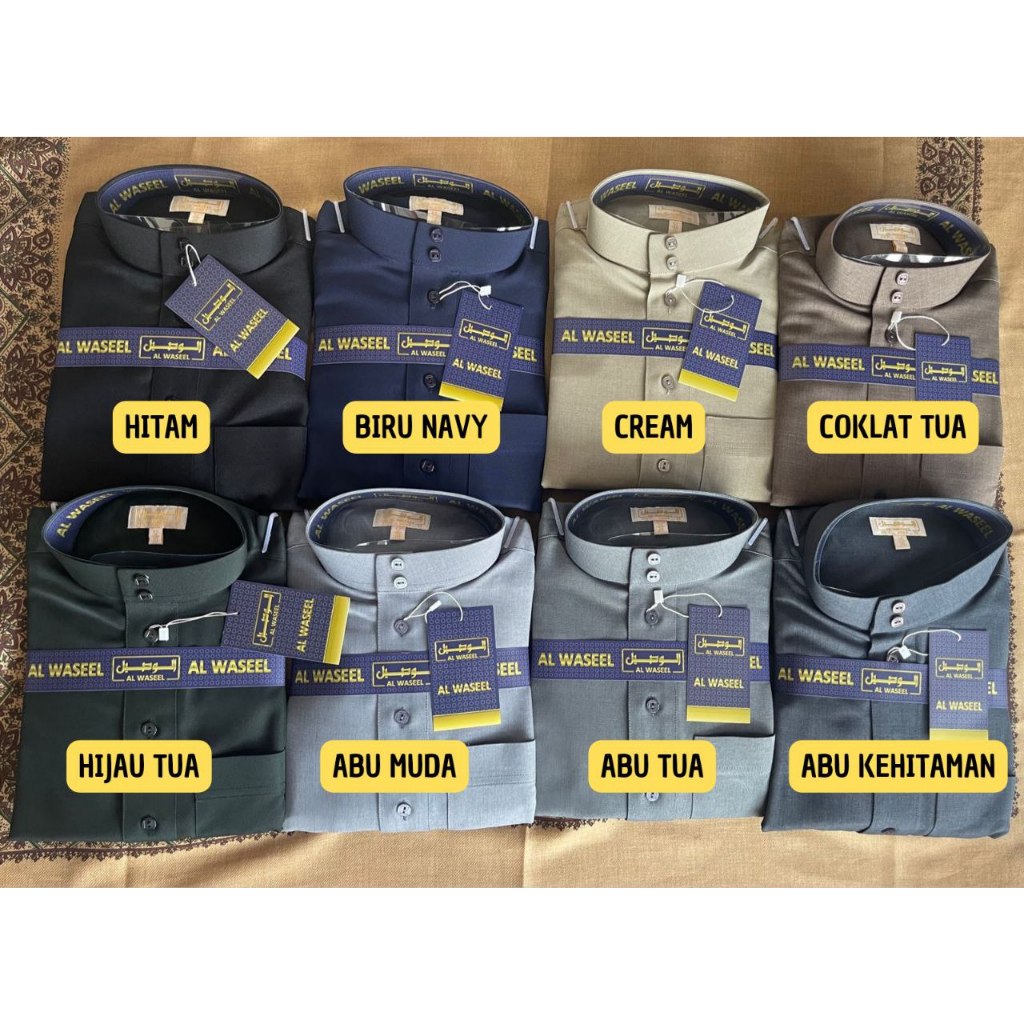 BISA COD GAMIS JUBAH WOLL AL HARAMAIN AL MARWAN WASEEL SYIRKUH NAJMAH KUALITAS TERBAIK IMPORT ORIGIN