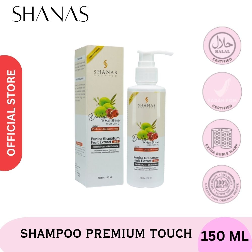 Shanas Premium Touch Shampo / Shampo Anti Ketombe Ampuh / Shampo Anti Ketombe Dan Rontok / Shampo An
