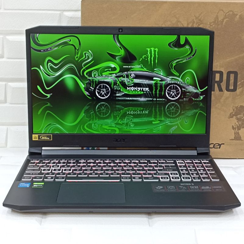 LAPTOP GAMING ACER NITRO 5 INTEL CORE I5-11300H 8GB SSD 512GB GTX 1650