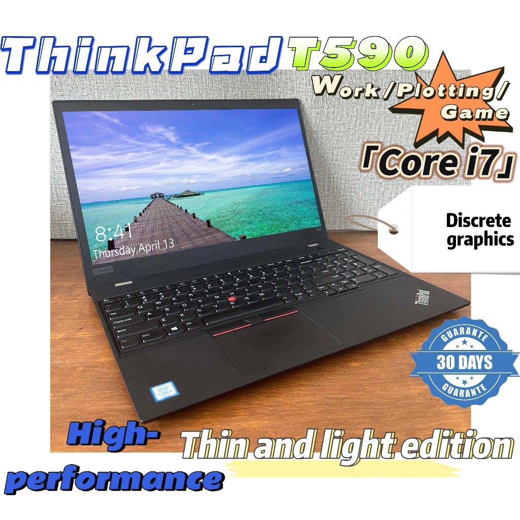Laptop Lenovo SECOND Thinkpad T590 Intel Core i5/i7 gen8 SSD512GB Windows 10 Home Basic