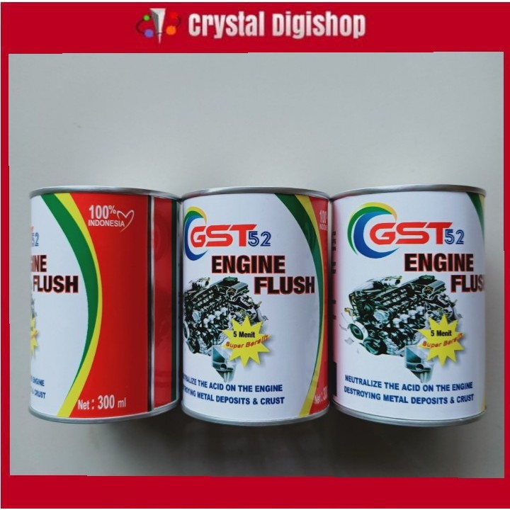 Engine Flush 300ml Gst52 Cairan Pembilas oli