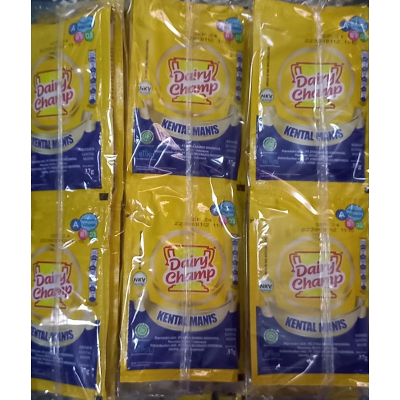 

Susu Kental Manis DAIRY CHAMPS @ 37 Gr