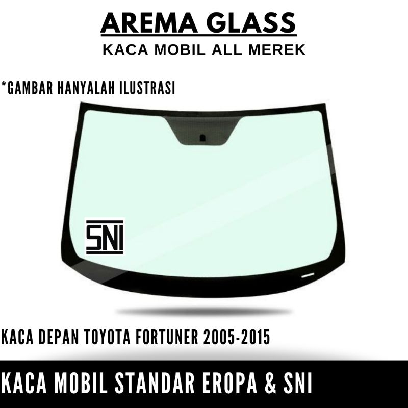 KACA DEPAN TOYOTA FORTUNER 2005-2015