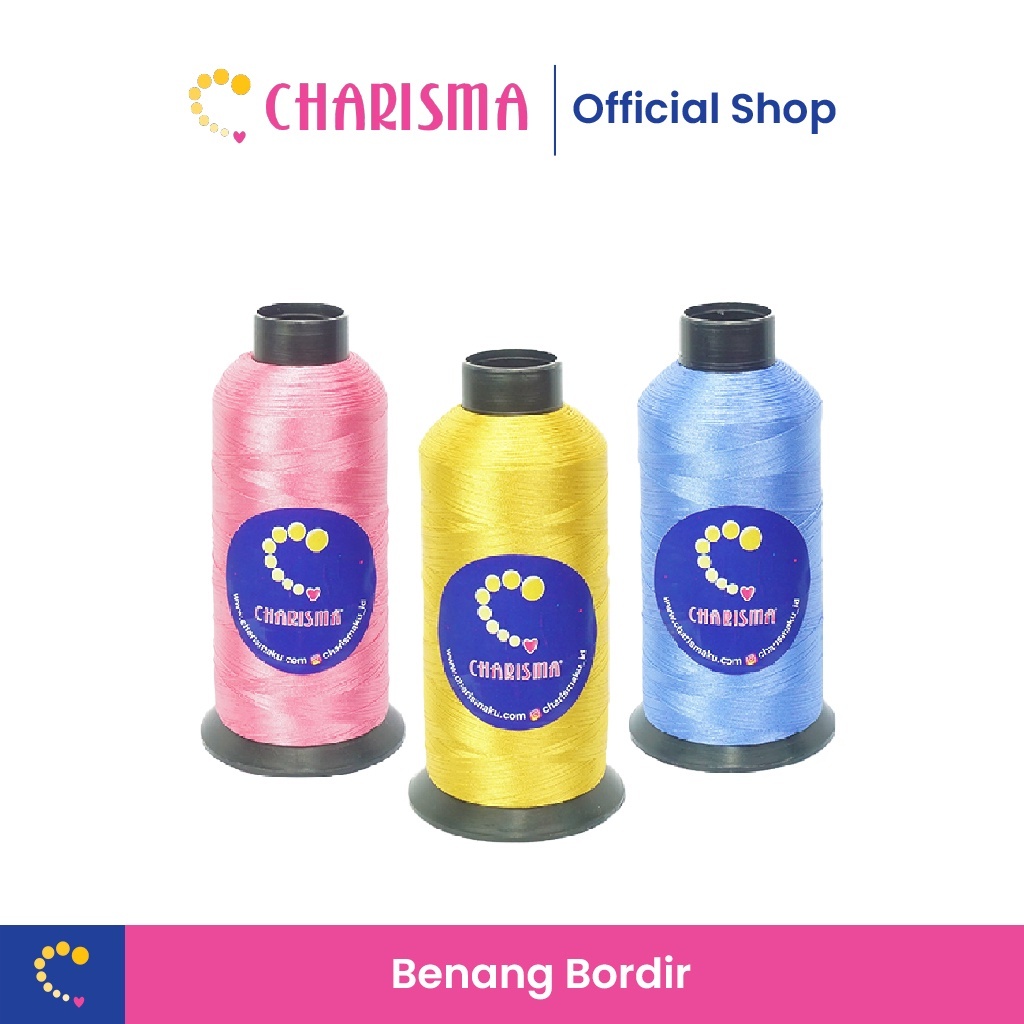 Charisma Benang Bordir Polyester 120/2 - Charisma Benang Jahit - Perlengkapan Jahit