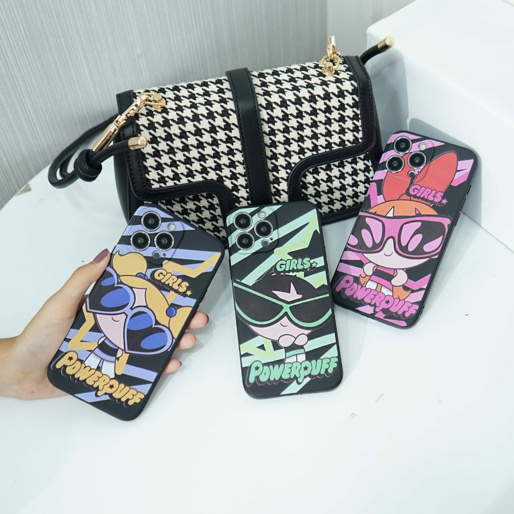 Case Couple Bestie Motif Power Puff Girl untuk All type Smartphone