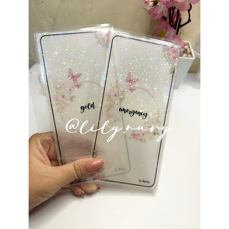 

SET CASH ENVELOPE FLOWERY WITH HOLOGRAM