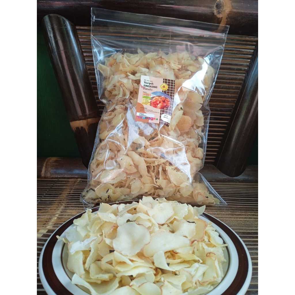 

Keripik Singkong Original Asin dan Gurih 500gr BILZA SNACK