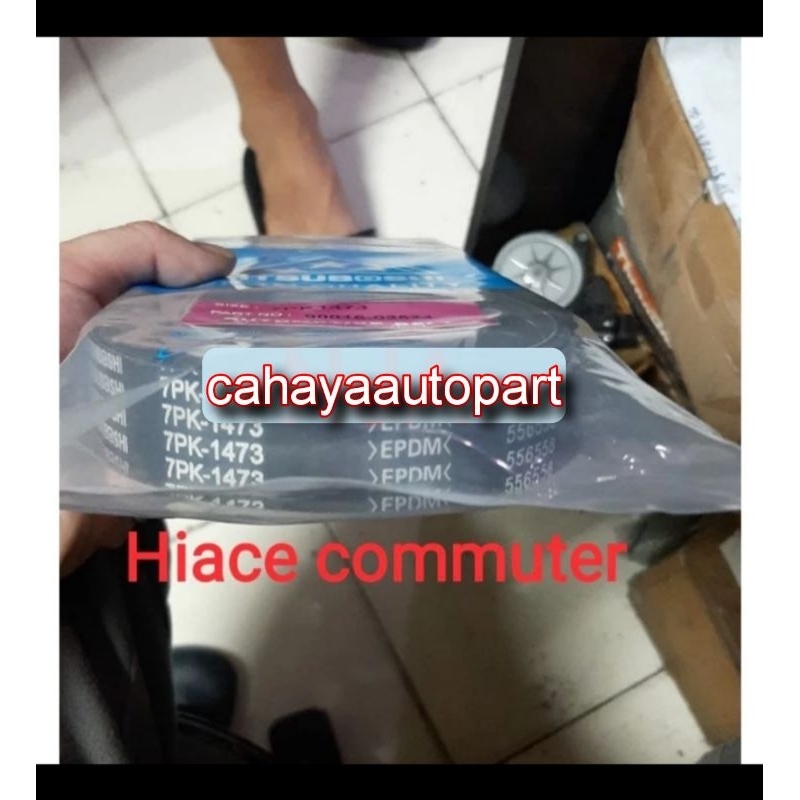 Fan V Belt Tali Kipas 7pk1473 Hiace Commuter 90016-02524 7pk-1473