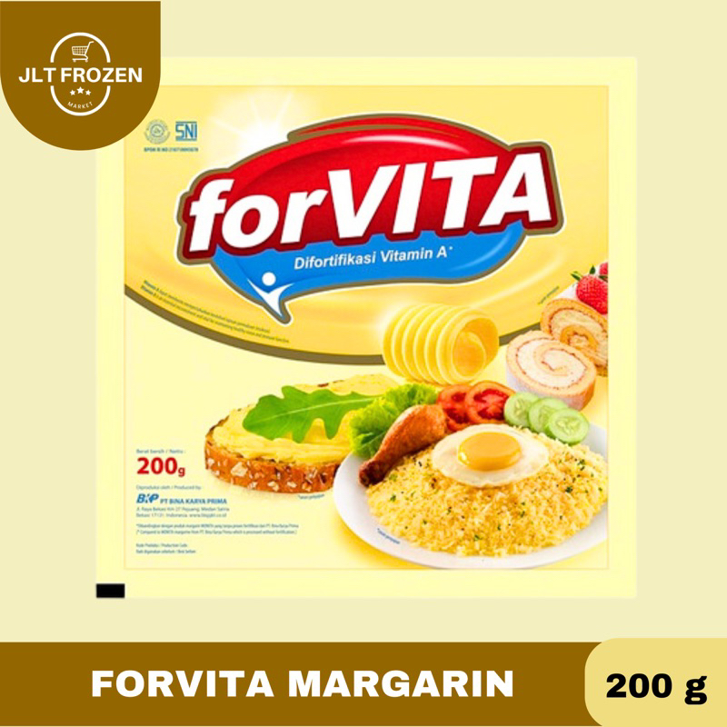 

Forvita Magarin Mentega 200g / Croma Mentega Margarin 210g