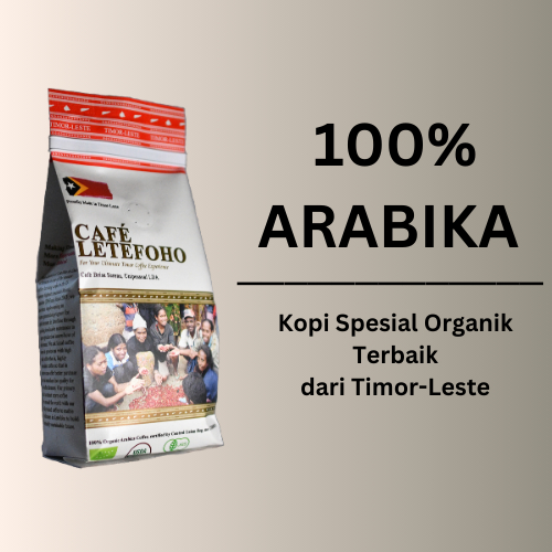 Kopi Organik Arabika Terbaik Timor-Leste "Cafe Letefoho" - 250g (Bubuk)