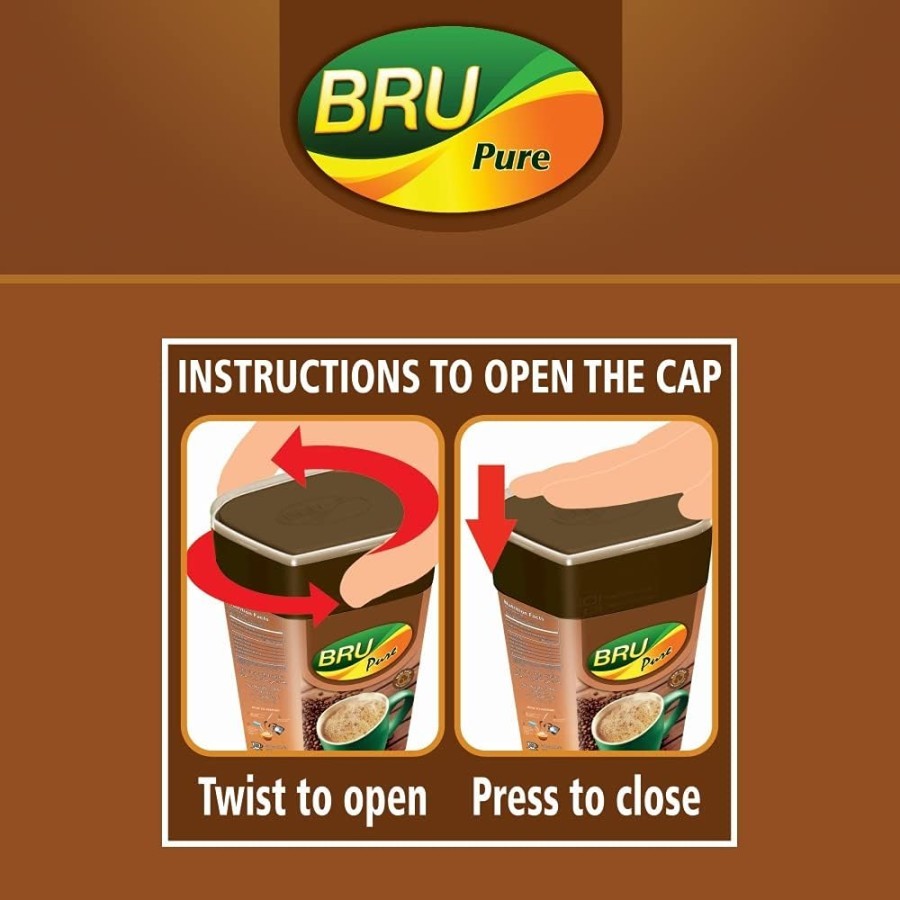 

BRU PURE INSTANT COFFEE 100G