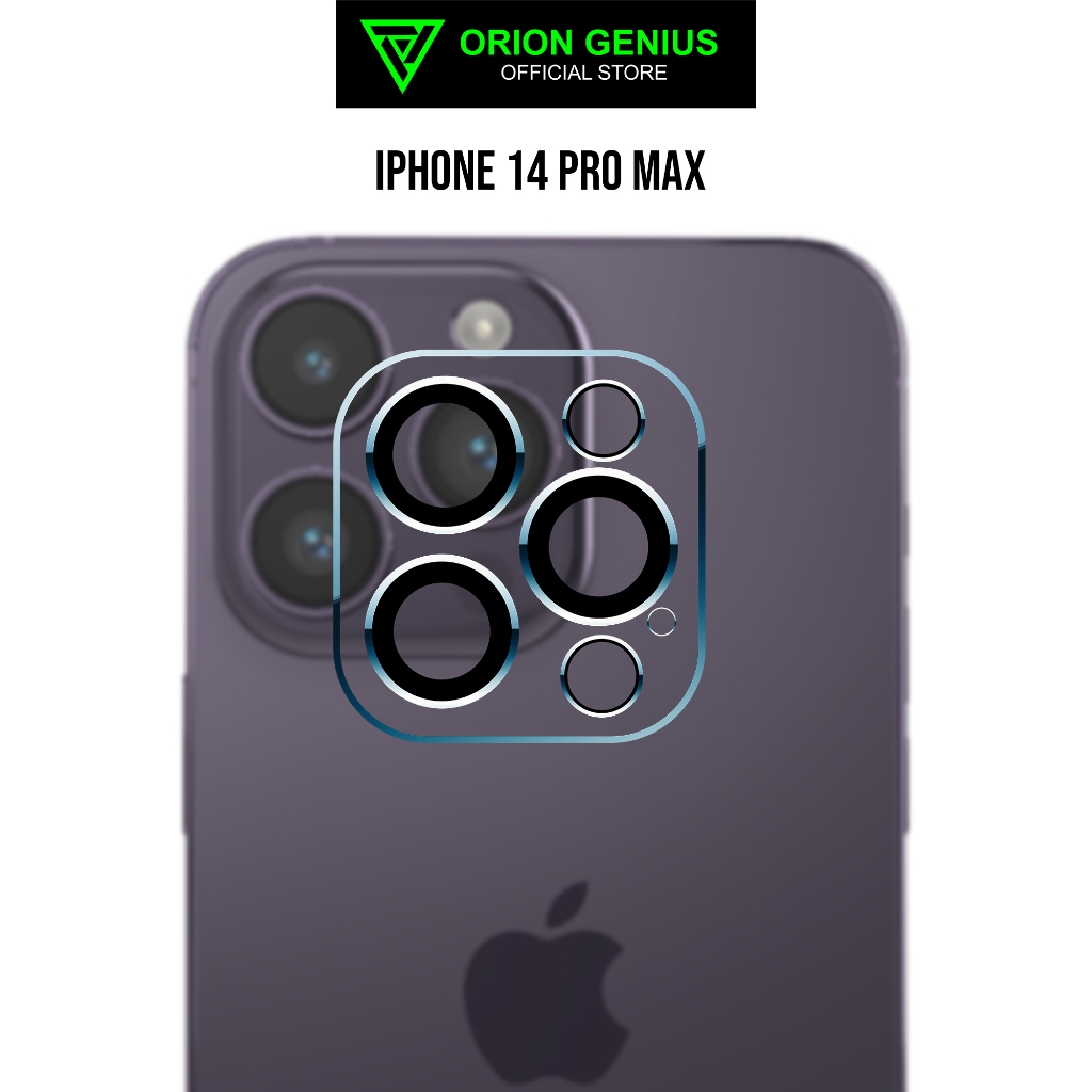 Orion Genius Anti Gores Kamera Tempered Glass Screen Protector for iPhone 14 PRO MAX Pelindung Layar