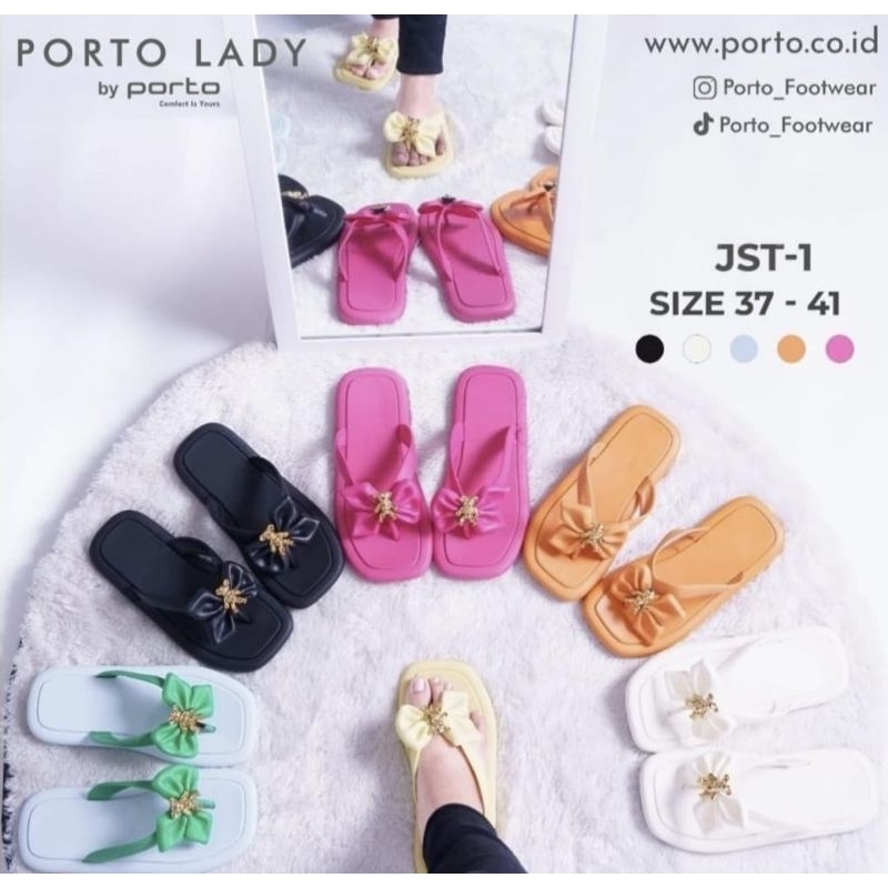SANDAL SLOP WANITA JELLY BEST SELLER//PORTO LADY