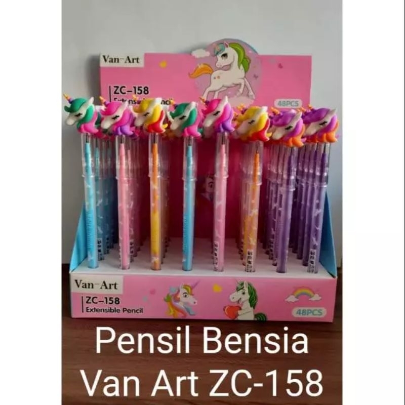 

Pensil Bensia Karakter Unicorn (1pcs)