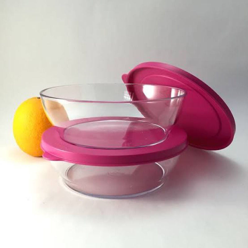 Tupperware bowl cantik- pink