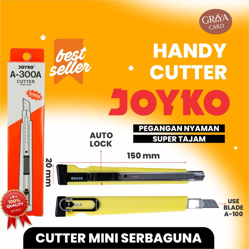 

CUTTER JOYKO | PEMOTONG KERTAS | CUTTER LUCU | CUTTER MURAH | CUTTER TAJAM