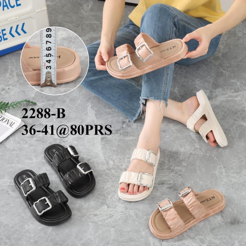SANDAL SELOP WANITA TEBAL /wanita sandal/sandal luar/sepatu sandal wanita/sandal flat