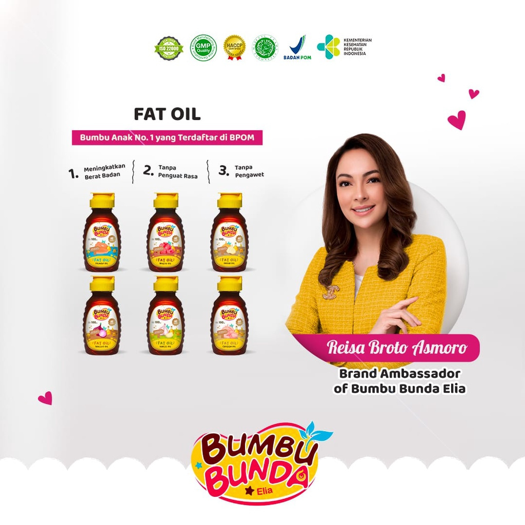 

Bumbu Bunda Elia Chicken Fat Oil / Beef Fat Oil / Minyak MPASI / BB Booster MPASI / Lemak MPASI