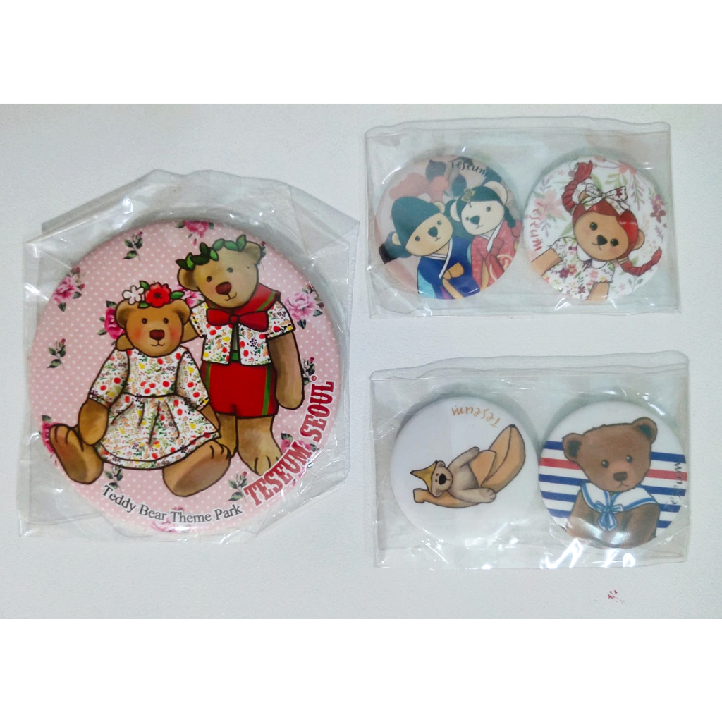 Souvenirs Teddy Bear Museum Theme Park Korea Original Souvenir Magnet