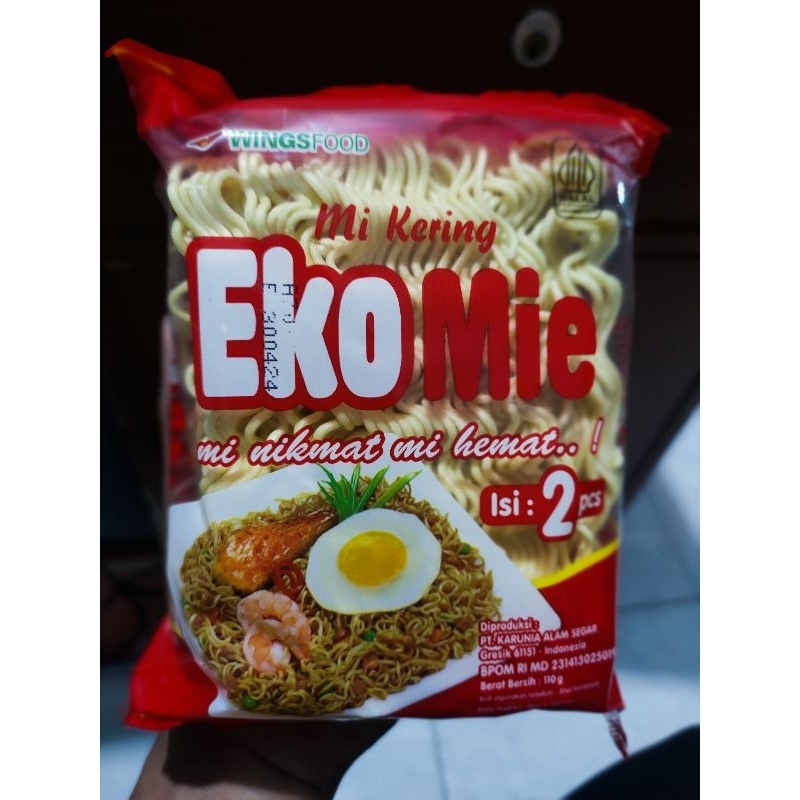 

Ekomie Mie Kering 110 gram / Bakmi kering