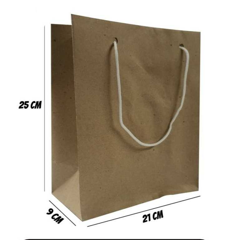 

Paper Bag BUKU Kantong Kertas Karton 25X21x9 Shopping Bag
