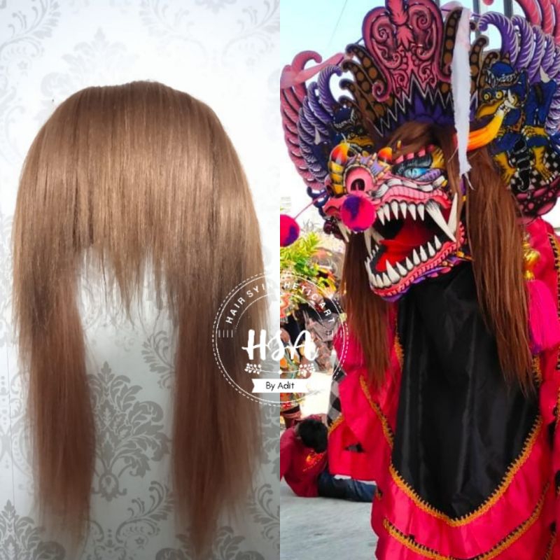 rambut barongan/bando barongan rambut sintetis