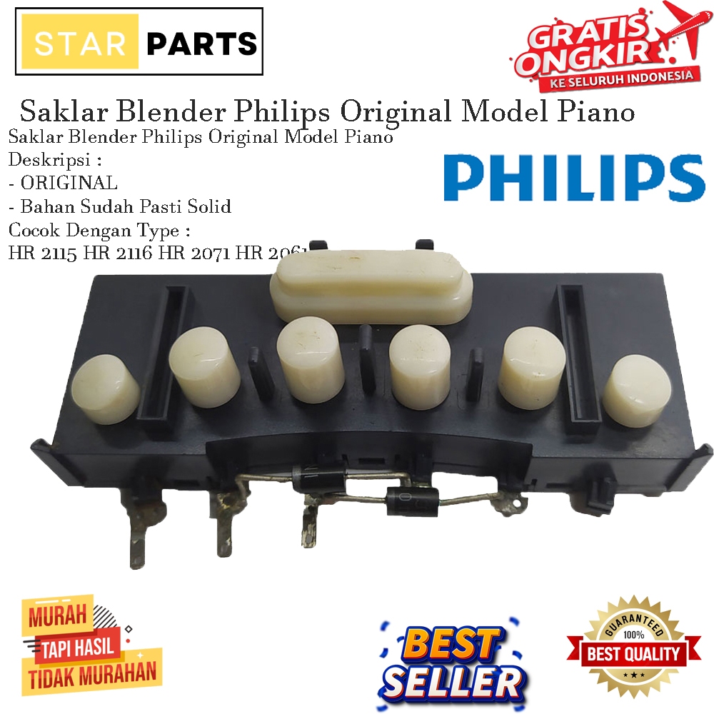 Saklar Blender Philips Switch Blender Philips HR 2115 HR 2116 ORIGINAL