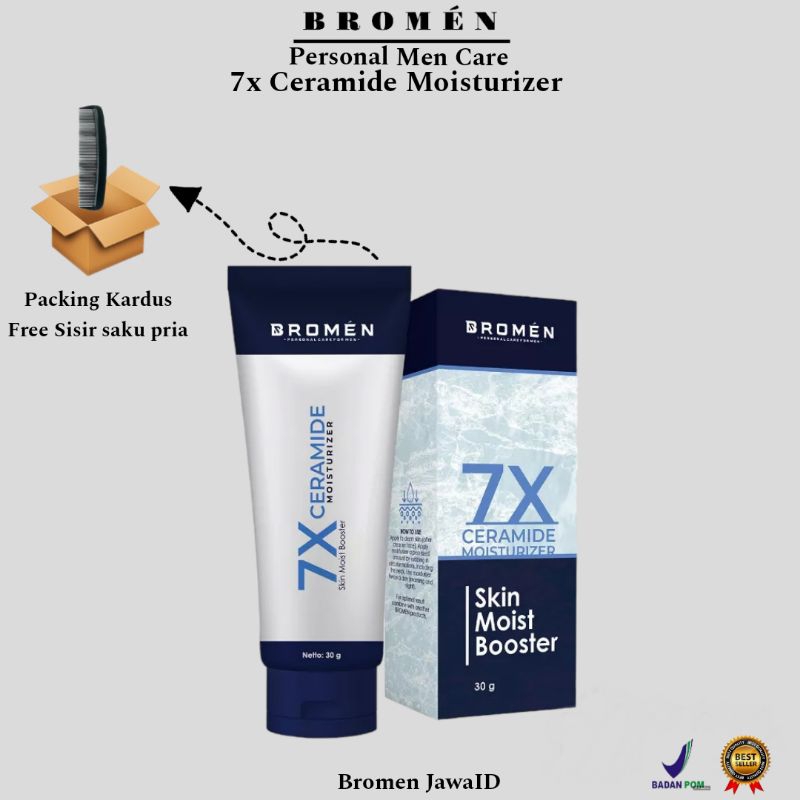 BROMEN New 7x Ceramide Moisturizer Skin Moist Booster - Melembabkan Kulit Wajah Pria