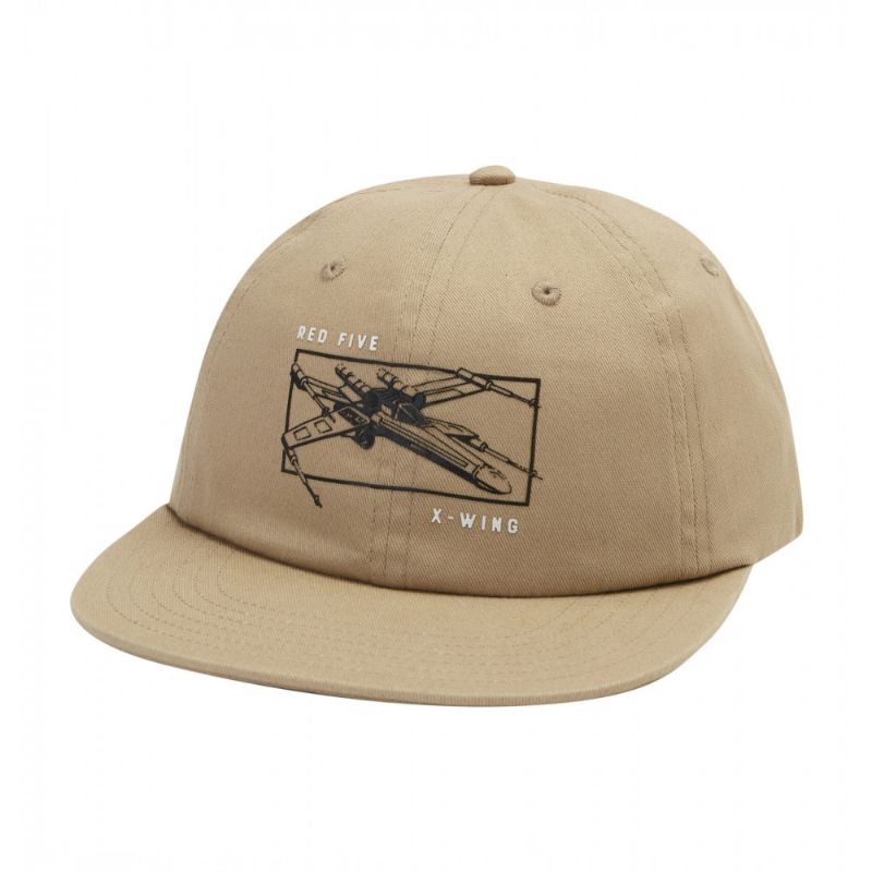 Topi DC x Star Wars XWING 6 Panel Soft Brown Original