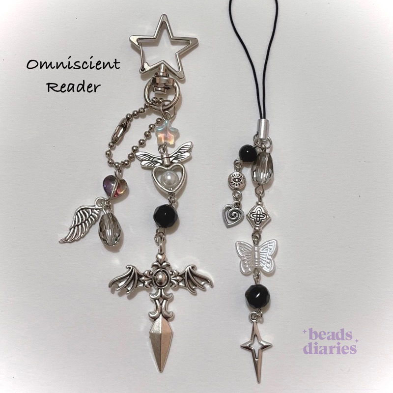 beads.diaries orv keychain & phone strap / omniscient reader inspired